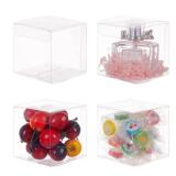 BENECREAT 50PCS 2.7x2.7x2.7 Inches Clear Plastic Favor Box Gift Packing Box for Wedding Party Treats, Candy Choclate and Dessert BENECREAT 50PCS 2.7x2.7x2.7 Inches Clear Plastic Favor Box Gift Packing Box for Wedding Party Treats, Candy Choclate and Dessert