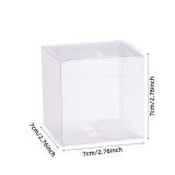BENECREAT 50PCS 2.7x2.7x2.7 Inches Clear Plastic Favor Box Gift Packing Box for Wedding Party Treats, Candy Choclate and Dessert BENECREAT 50PCS 2.7x2.7x2.7 Inches Clear Plastic Favor Box Gift Packing Box for Wedding Party Treats, Candy Choclate and Dessert