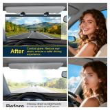 Sun Visor Extender for Car, Visor Extender Attachment for Car, Adjustable Visor Extender Sun Blocker UV400, Polarized Sun Visor Extender, Anti-Glare, UV Protector (1 Pack, X-Large) Sun Visor Extender for Car, Visor Extender Attachment for Car, Adjustable Visor Extender Sun Blocker UV400, Polarized Sun Visor Extender, Anti-Glare, UV Protector (1 Pack, X-Large)