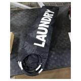 Maxsilan 90L Large Laundry Basket, Freestanding Tall Clothes Hamper, Collapsible Laundry Bag, Black Maxsilan 90L Large Laundry Basket, Freestanding Tall Clothes Hamper, Collapsible Laundry Bag, Black