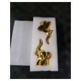 Solaradgy 2Pcs Toilet Bolt Covers Decorative, Gold Toilet Screw Cover Caps Shape of a Elephant Made of Ceramic Suitable for Toilet Bolts of Most Sizes Solaradgy 2Pcs Toilet Bolt Covers Decorative, Gold Toilet Screw Cover Caps Shape of a Elephant Made of Ceramic Suitable for Toilet Bolts of Most Sizes