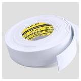 MILEQEE Single-Sided Adhesive Foam Tape EVA White, Multipurpose Sponge Sealing Strip Window Door Insulation Table Edge Protector Wall Bumper Guards, 1.18in x 16.4FT MILEQEE Single-Sided Adhesive Foam Tape EVA White, Multipurpose Sponge Sealing Strip Window Door Insulation Table Edge Protector Wall Bumper Guards, 1.18in x 16.4FT