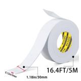 MILEQEE Single-Sided Adhesive Foam Tape EVA White, Multipurpose Sponge Sealing Strip Window Door Insulation Table Edge Protector Wall Bumper Guards, 1.18in x 16.4FT MILEQEE Single-Sided Adhesive Foam Tape EVA White, Multipurpose Sponge Sealing Strip Window Door Insulation Table Edge Protector Wall Bumper Guards, 1.18in x 16.4FT