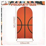 RimCereal 7.2 ft Basketball Party Arch Backdrop Cover Basketball Theme Arch Spandex Stretch Backdrop Stand Cover for Wedding Birthday Banquet Shower Ceremony Decoration RimCereal 7.2 ft Basketball Party Arch Backdrop Cover Basketball Theme Arch Spandex Stretch Backdrop Stand Cover for Wedding Birthday Banquet Shower Ceremony Decoration