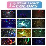 Borelor Star Night Light for Kids, 12 Color Changing Lights Modes with USB Cable, 360°Rotating Moon Star Projector Desk Lamp for Bedroom Party Decor & Girls Birthday Gift Borelor Star Night Light for Kids, 12 Color Changing Lights Modes with USB Cable, 360°Rotating Moon Star Projector Desk Lamp for Bedroom Party Decor & Girls Birthday Gift