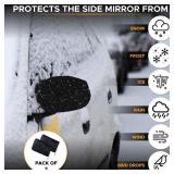 EcoNour Side Mirror Covers (2-Pack) | 210D Oxford Fabric | Side Mirror Winter Protection Cover for Snow and Ice | Universal Fit for Cars, SUVs, Trucks EcoNour Side Mirror Covers (2-Pack) | 210D Oxford Fabric | Side Mirror Winter Protection Cover for Snow and Ice | Universal Fit for Cars, SUVs, Trucks