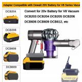 V7 V8 Battery Adapter Compatible with Dewalt 20V Battery Converted to Replacement for Dyson V7 V8 Battery SV10 SV11 Series Animal Absolute Motorhead Pro HEPA Cordless Stick Vacuum Cleaners V7 V8 Battery Adapter Compatible with Dewalt 20V Battery Converted to Replacement for Dyson V7 V8 Battery SV10 SV11 Series Animal Absolute Motorhead Pro HEPA Cordless Stick Vacuum Cleaners