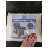 H.VERSAILTEX Thick Velvet Quilted Recliner Covers for Recliner Chair Covers Reclining Chair Slipcover Recliner Couch Cover with Non Slip Backing and Wider Elastic Strap (Oversaized Recliner, Ivory) H.VERSAILTEX Thick Velvet Quilted Recliner Covers for Recliner Chair Covers Reclining Chair Slipcover Recliner Couch Cover with Non Slip Backing and Wider Elastic Strap (Oversaized Recliner, Ivory)