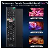 Universal for Sony TV Remote Control Replacement Compatible with Sony Bravia Smart LCD LED HD TVs RMT-TX100U Universal for Sony TV Remote Control Replacement Compatible with Sony Bravia Smart LCD LED HD TVs RMT-TX100U