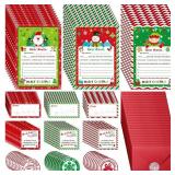 Harloon 150 Pcs Letter to Santa Writing Kit Christmas Wish List Snowman Elf Xmas Letter Paper Stationery with Sticker Nice Naughty Snowflake Envelopes Christmas List for Holiday Greeting Supplies Harloon 150 Pcs Letter to Santa Writing Kit Christmas Wish List Snowman Elf Xmas Letter Paper Stationery with Sticker Nice Naughty Snowflake Envelopes Christmas List for Holiday Greeting Supplies