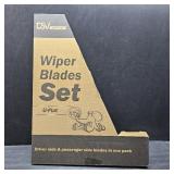 OEM Quality Windshield Wiper Blades, 22  and 19  DSV Standard Car Wiper Blades With Universal U/J Hook Only, Automotive Replacement Wiper Blades for my Car, Water Repellency Wiper Blade, Pack of 2