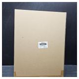 Chell Mini Size Trifold Poster Board, 16' x 24', Small Corrugated Project Boards, White, 8 Pack