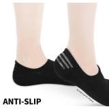 VOROLO No Show Socks for Womens,Low Cut Ankle Non Slip Flat Boat Invisible Liner Cushion Athletic Socks