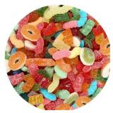 Punch Buggy Assorted Gummy Candy Mix, 2 Pound Gummies Bulk Bag, The Hampton Popcorn & Candy Company. BB 10/10/2025