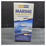 Marine Fiberglass Repair Kit for Boats, Gel Coat Repair Kit for Boats, Boat Gelcoat Repair Kit, Epoxy Filler for Boats, Fiberglass Boat Repair Kit Fix Holes, Chips, Pits, Cracks (Color Match)