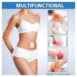 Disposable Castor Oil Patches, Castor Oil Pack Wrap for Belly Button Patch, Organic Cotton Self-Adhesive Pads, Leak-Proof & Breathable for Navel, Abdomen & Targeted Skin Care - 16pcs (Oil-Free)