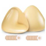 Sticky Bra Inserts Push Up- Reusable Double Sided Adhesive Bra, Instant Lift Silicone Bra Inserts. D Bra Size