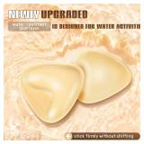 Sticky Bra Inserts Push Up- Reusable Double Sided Adhesive Bra, Instant Lift Silicone Bra Inserts. D Bra Size