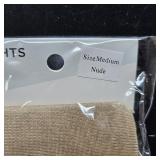 Women's Berkshire 4943 Shimmers Opaque Tights. Size Medium Nude