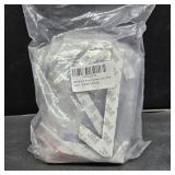 5 Inch Adhesive House Numbers - Frosted Matte Black Acrylic 0-9