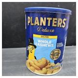 Planters Deluxe Salted Whole Cashews - 18.25oz BB SEP 6,2026