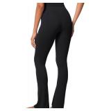High Waist Flare Leggings for Women Tummy Control Bootcut Mini Flared Yoga Pants for Workout Gym Casual. Size Large