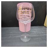 Retirement Gifts for Women - Retired 2025 Wine Glass For Grandma, Boss - Retired 2025 Not My Problem Anymore - Retirement Glasses for Her Women - Leaving, Farewell, Goodbye Gifts For Coworkers