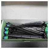 Drip Irrigation Drippers 360 Degree Micro Sprinklers Pressure Compensating Emitters with Stake for 1/4 inch Tubing Watering System Spike Bubbler Heads Parts, 20-Pack