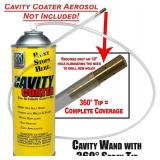 KBS Coatings 75015 36' Cavity Wand with 360 Degree Spray Tip (Cavity Coater Aerosol Can NOT Included)