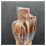 Wooden Spoons for Cooking, 12 Pcs Wooden Cooking Utensils Set with Holder and Spoon Rest   Wooden Utensil Set for Nonstick Pans & Cookware   Teak Wood   Durable, Lightweight & Heat Resistant