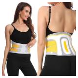 Back Brace for Lower Back Pain Women/Men, Back Support, Comfortable, Breathable, Skin-friendly, Soft, 3D Knitting, for Scoliosis, Sciatica, Herniated Disc. Large