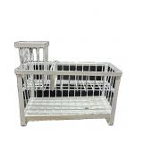 Hvisso 2-Tier Kitchen Sink Caddy with High Brush Holder, Sponge Holder for Sink, Kitchen Storage Organization Sponge Rack, Home Apartment Essential Gadgets Accessories (White1)