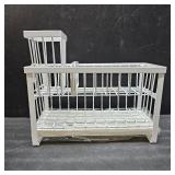 Hvisso 2-Tier Kitchen Sink Caddy with High Brush Holder, Sponge Holder for Sink, Kitchen Storage Organization Sponge Rack, Home Apartment Essential Gadgets Accessories (White1)