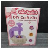 windpaint Fabric Flower Bouquets Toys, Christmas Gifts DIY Craft Kits Toys for Kids, Arts & Crafts for Girls 3 4 5 6 7 8 9 10 Years Old Toddler, Educational Learning Preschool Birthday Gifts(Purple)