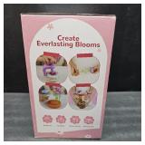 windpaint Fabric Flower Bouquets Toys, Christmas Gifts DIY Craft Kits Toys for Kids, Arts & Crafts for Girls 3 4 5 6 7 8 9 10 Years Old Toddler, Educational Learning Preschool Birthday Gifts(Purple)