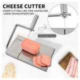 Stainless Steel Cheese Slicer, Cheese Slicers for Block Cheese, Cheese Cutters for Block Cheese