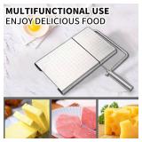 Stainless Steel Cheese Slicer, Cheese Slicers for Block Cheese, Cheese Cutters for Block Cheese