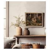 Vintage Rabbit Wall Arts - Spring Easter Bunny Poster Print - Modern Farmhouse Easter Egg Decoration for Bedroom Living Room - Ornament Craft Gift for Women - Rustic French Country Decor - Cottagecore