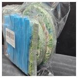 168Pcs Watercolor Dinosaur Decorations - Dinosaur Theme Birthday Party Supplies Includes Plates Cups Napkins Cutlery Tableware for Boys Baby Shower | Serves 24