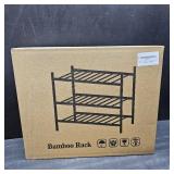 Z&L HOUSE 3-Tier Shoe Rack for Closet, Stackable Shoes Rack Organizer Free Standing Shoe Shelf for Entryway and Closet Hallway, Multifunctional Bamboo Rack in Different Combinations (3-Tier)