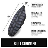 GORILLA GUARD Shoe Covers Disposable, Pack of 200 (100 Pairs) Ankle Booties, Tear and Dust Resistant Accessories for Work, Heavy Duty Safety Boot Cover for Indoors and Outdoors, Secure Fit Black