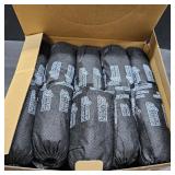 GORILLA GUARD Shoe Covers Disposable, Pack of 200 (100 Pairs) Ankle Booties, Tear and Dust Resistant Accessories for Work, Heavy Duty Safety Boot Cover for Indoors and Outdoors, Secure Fit Black