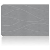 Stone Bath Mat Diatomaceous Earth Shower Mat Non-Slip Super Absorbent Diatomite Stone Bath Mats for Bathroom Floor Quick Drying Natural Easy to Clean(23.6' 15.4' Gray)