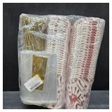 FYSUIMU 50Pcs Halloween Charcuterie Paper Cups with Sticks Bags Twist Ties 14oz Bloody Handprint Disposable Appetizer Cups French Fry Holder for Party Supplies