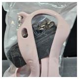 LTGEM Silicone Protective Case for JBL Flip 6 Portable Bluetooth Speaker with Extra Carabiner and Strap- Pink (Case Only)