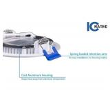 Nicor Lighting DLE3 White 340-Lumen Soft White Round Dimmable LED Canless Damp Rated Recessed Downlight