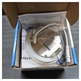 Nicor Lighting DLE3 White 340-Lumen Soft White Round Dimmable LED Canless Damp Rated Recessed Downlight