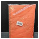 Halloween Nylon Pleated Fan - 2 20' Fully Sewn Black & Orange Stripe Flag Bunting for Seasonal Festive D cor