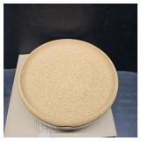 Layers Cork and Ceramic Fruit Bowl - Modern Matte Finish with Airflow Design, Dishwasher-Safe Ceramic, Cork Lid, Perfect for Fridge or Countertop Storage (Speckle)