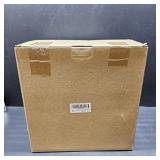 Square Cake Stand with Lid 11in Marble Cake Stand with Dome Stone Dessert Display Stand with Acrylic Cover for Cupcakes Cheese Chips & Dips Serving Platter with Cover for Kitchen/Party/Wedding